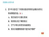 科学版九年级下册化学课件 第6章 阶段核心应用专训 金属活动性顺序及应用