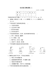 鲁教版九年级下册化学 综合能力测试题（二）