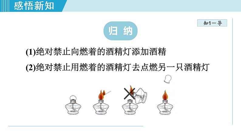 1人教版九年级化学上册 第一单元 1.3.2 物质的加热  仪器的连接与洗涤 课件第5页