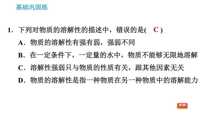 沪教版九年级下册化学 第6章 习题课件03