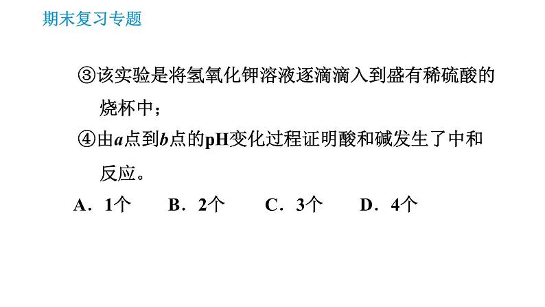 沪教版九年级下册化学 期末专题复习 习题课件05