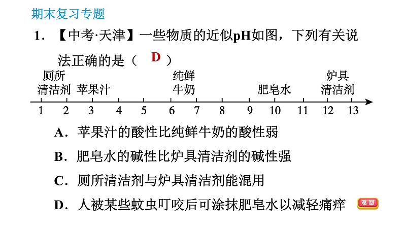 沪教版九年级下册化学 期末专题复习 习题课件03