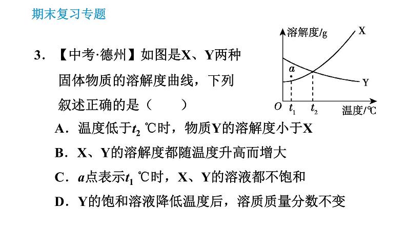 沪教版九年级下册化学 期末专题复习 习题课件05