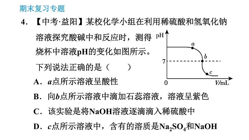 沪教版九年级下册化学 期末专题复习 习题课件07