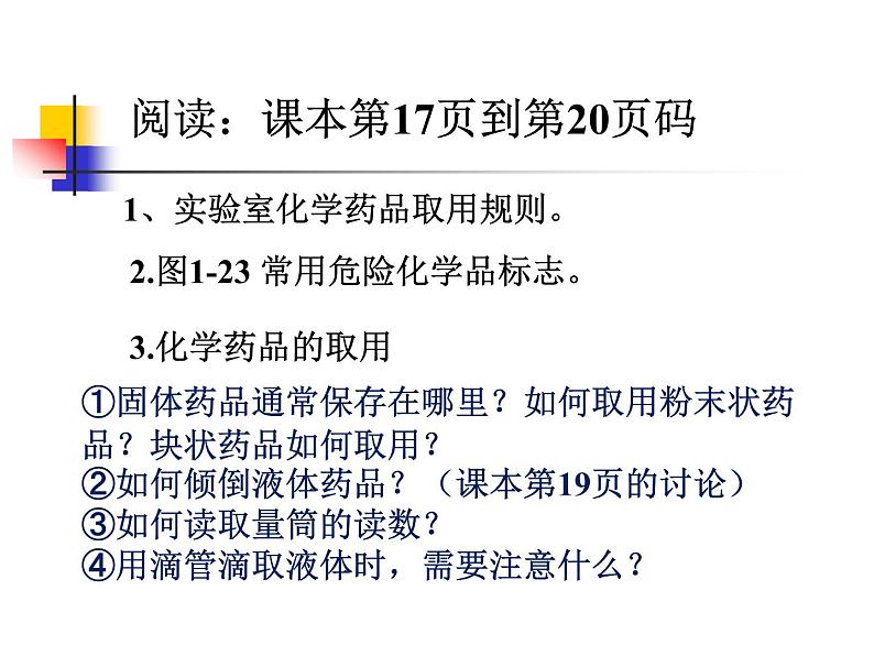 2020-2021学年人教版化学九年级上册走进化学实验室1教学课件第2页