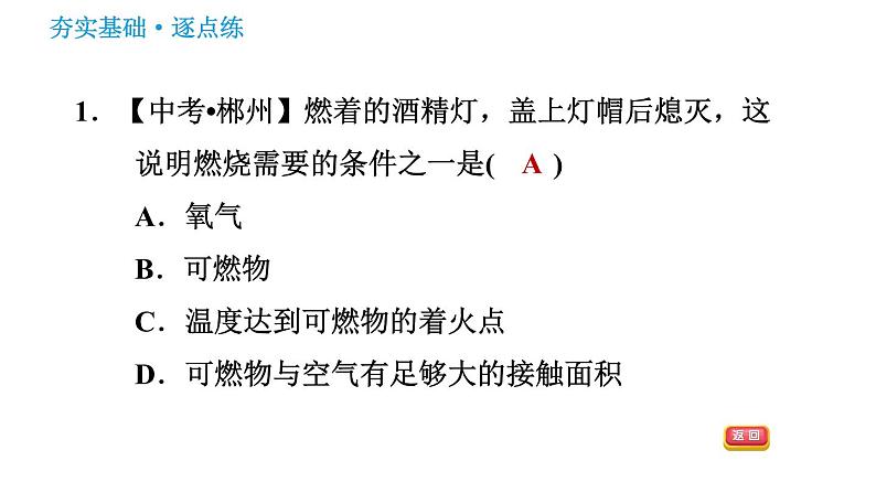 鲁教五四版八年级化学课件 第5单元 到实验室去：探究燃烧的条件第3页