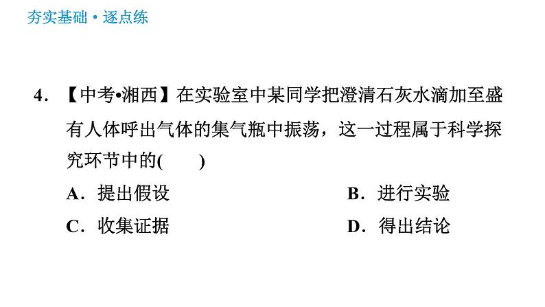 鲁教五四版八年级化学课件 第1单元 1.2 体验化学探究第6页