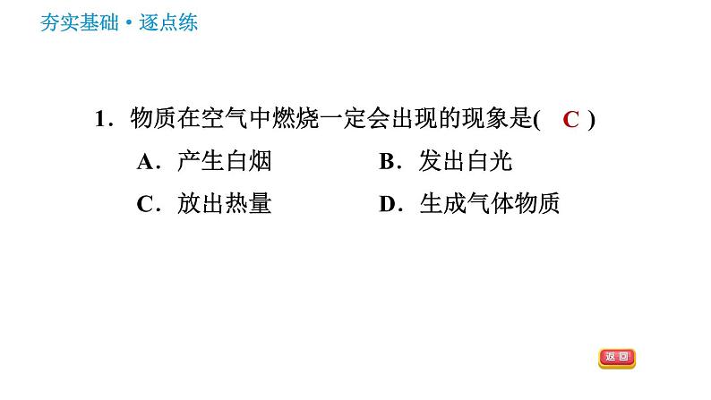 鲁教五四版八年级化学课件 第6单元 6.1.1 灭火的原理03