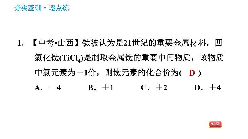 鲁教五四版八年级化学课件 第3单元 3.3.2 化合价03