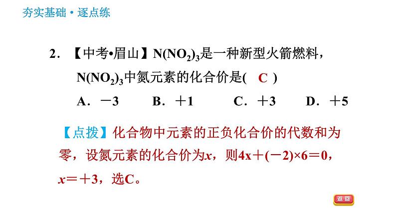 鲁教五四版八年级化学课件 第3单元 3.3.2 化合价04