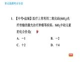 鲁教五四版八年级化学课件 第3单元 单元高频考点专训 专训3 化学式与化合价