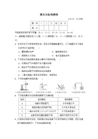 2021-2022学年人教版化学九年级上学期期末达标检测卷（word版含答案）