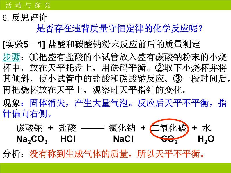 2020-2021学年人教版化学九年级上册《质量守恒定律》课件第7页