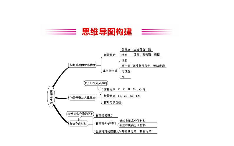 2021-2022学年人教版化学中考复习之化学与生活课件PPT第2页