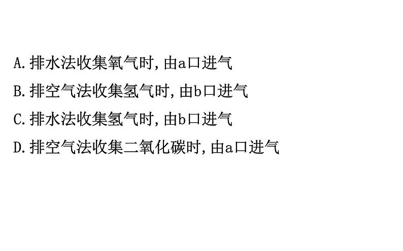 2021-2022学年人教版化学中考复习之化学实验中的“万能瓶”课件PPT第8页