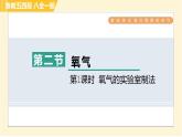 鲁教五四版八年级全一册化学习题课件 第4单元 4.2.1 氧气的实验室制法