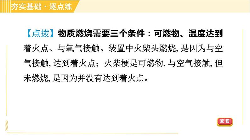 鲁教五四版八年级全一册化学习题课件 第6单元 6.1.1 灭火的原理第8页