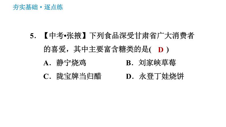 鲁教版九年级下册化学 第10单元 习题课件07