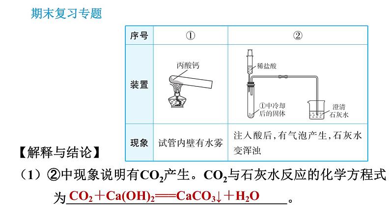 科学版九年级下册化学专题训练 习题课件04