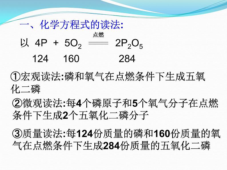 人教版九年级上册《化学方程式的配平方法》课件第2页