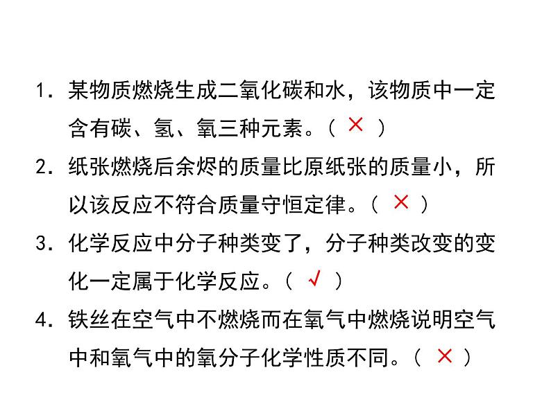 第五单元 化学方程式 章末小结 课件 2021-2022学年人教版九年级化学上册第6页