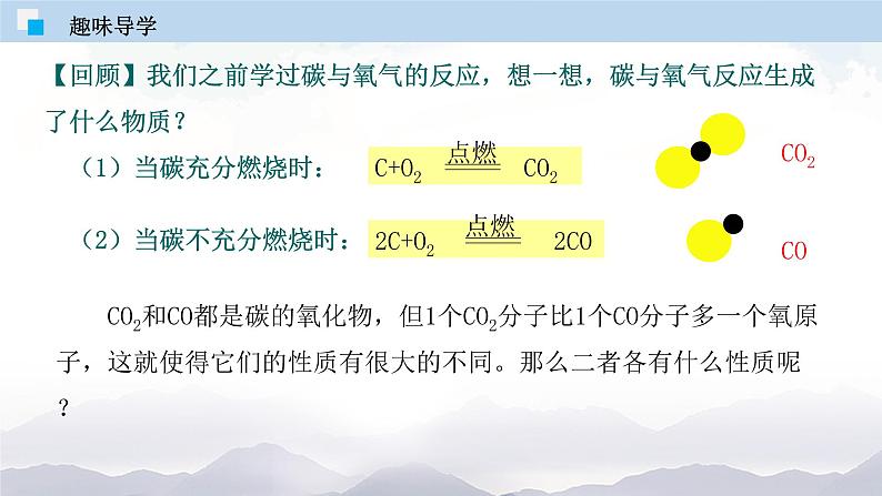 人教版九年级化学上册6.3 二氧化碳和一氧化碳 课件学案练习素材06