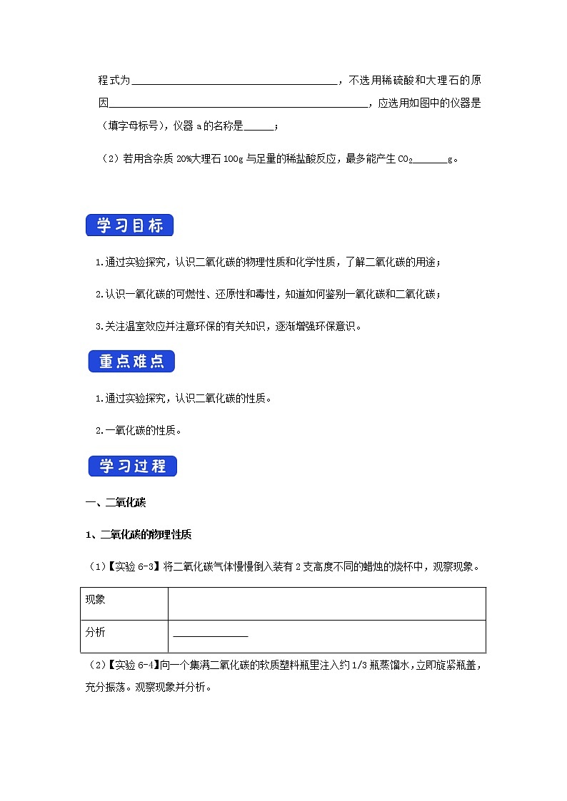 人教版九年级化学上册6.3 二氧化碳和一氧化碳 课件学案练习素材02