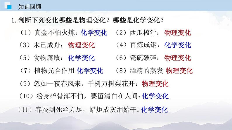 人教版九年级化学上册1.2化学是一门以实验为基础的科学 课件学案练习04