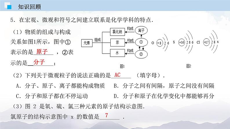 人教版九年级化学上册3.3 元素 课件学案练习05