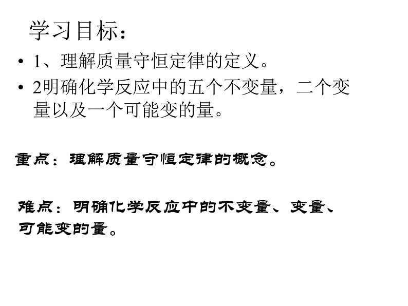 京改版九年级上册化学  7.1 质量守恒定律 课件  第2页