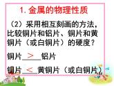 8.4 金属的物理性质和某些化学性质课件（共22张PPT）九年级化学人教版下册