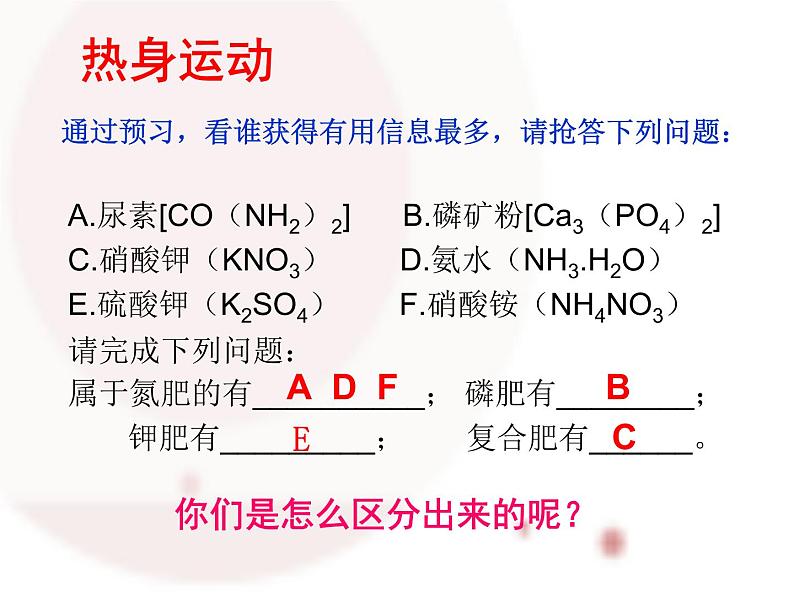 人教版初中化学九年级下册第十一单元 课题2 化学肥料  课件04