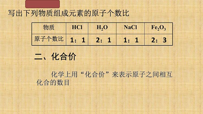 人教版九年级化学（上）第4单元《化学式与化合价》（第二课时）教学课件第3页