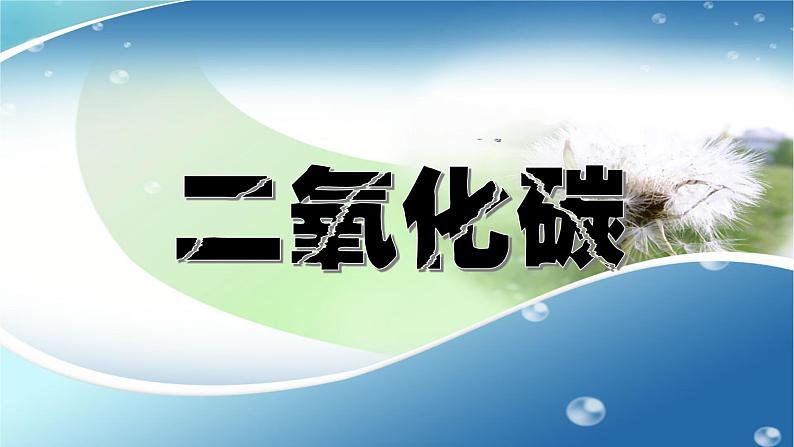 人教版九年级化学（上）第六单元《二氧化碳》说课课件01