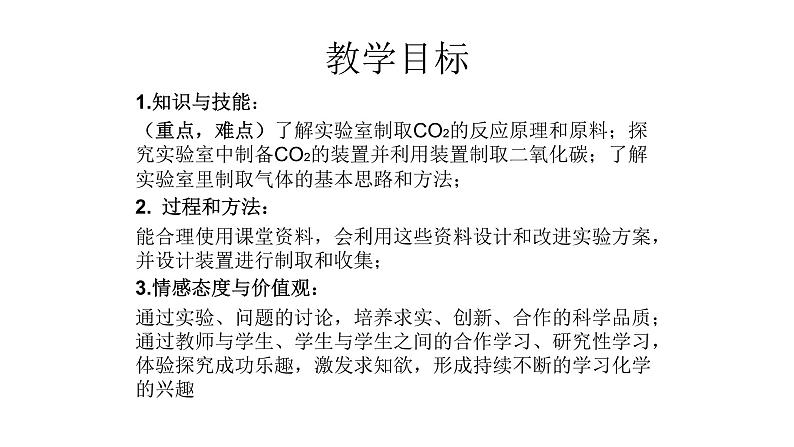 人教版九年级化学（上）第六单元《二氧化碳制取的研究》教学课件第2页