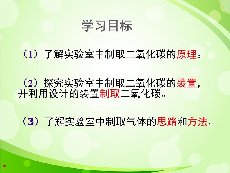 人教版九年级化学（上）第六单元《二氧化碳制取的研究》教学课件第3页