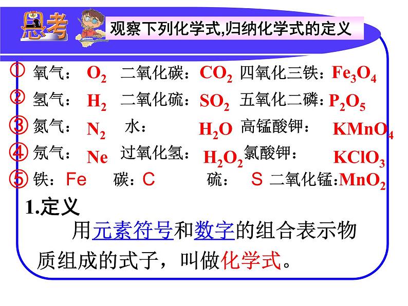 课题4 化学式和化合价第一课时课件PPT第2页