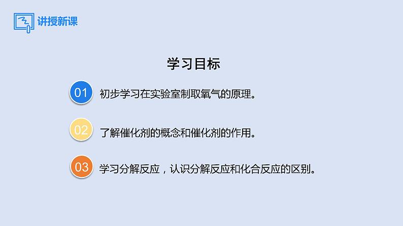 2022人教版初中化学九年级（上册）第二单元 课题3 制取氧气 第1课时 实验室制氧气的原理 催化剂课件PPT第3页