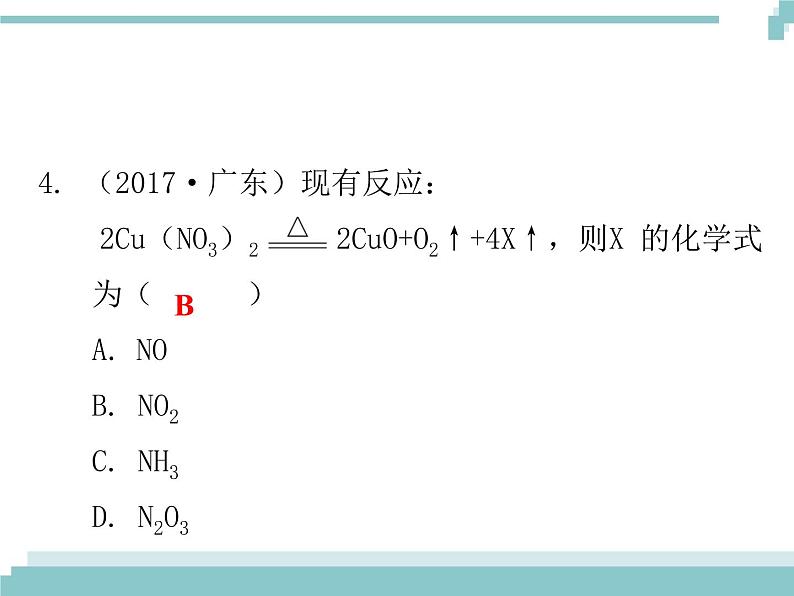 中考化学考点复习课件：考点5 质量守恒定律和化学方程式第5页
