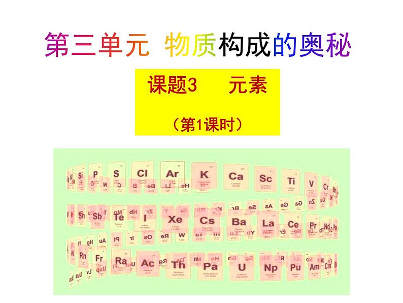 3.3 元素（第1课时）课件-人教版化学九年级上册同步课件(含视频素材)第4页