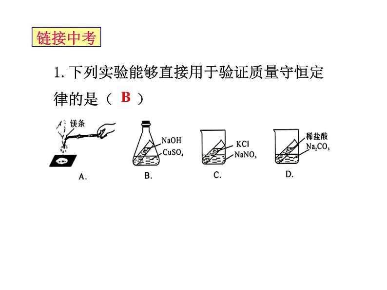 课题1   质量守恒定律第7页