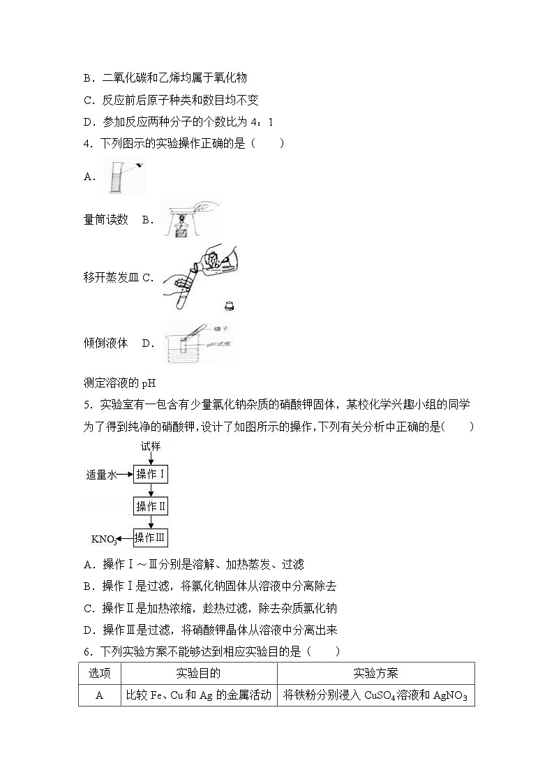 2017年四川省德阳市中考化学试卷（解析版）02