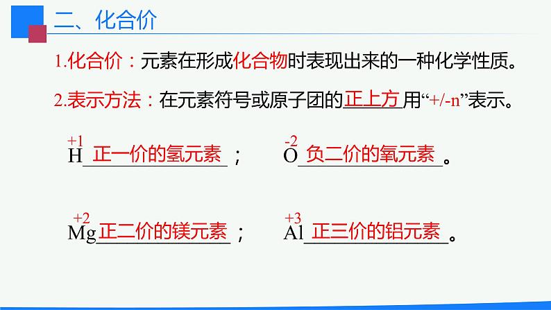 4.4 化学式与化合价 第2课时 化合价-人教版化学九年级上册同步优质课件04