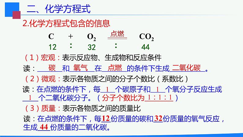 5.1质量守恒定律 -第2课时 化学方程式-人教版化学九年级上册同步优质课件04