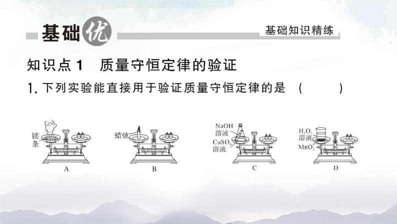 鲁教版化学九上5.1《化学反应中的质量守恒》 授课课件+作业课件+视频素材06