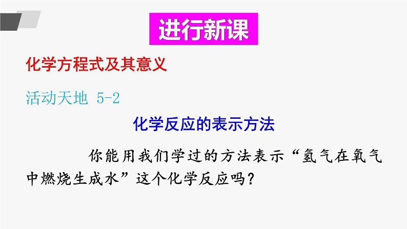 鲁教版化学九上5.2《化学反应的表示》第1课时 授课课件+作业课件04