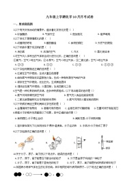 2020-2021年四川省成都市九年级上学期化学10月月考试卷