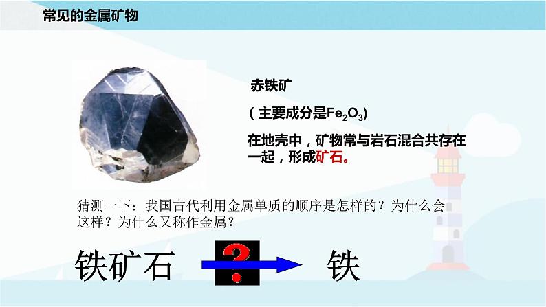 沪教版化学九上5.2《金属矿物 铁的冶炼》课件+同步练习(含解析版）+素材07