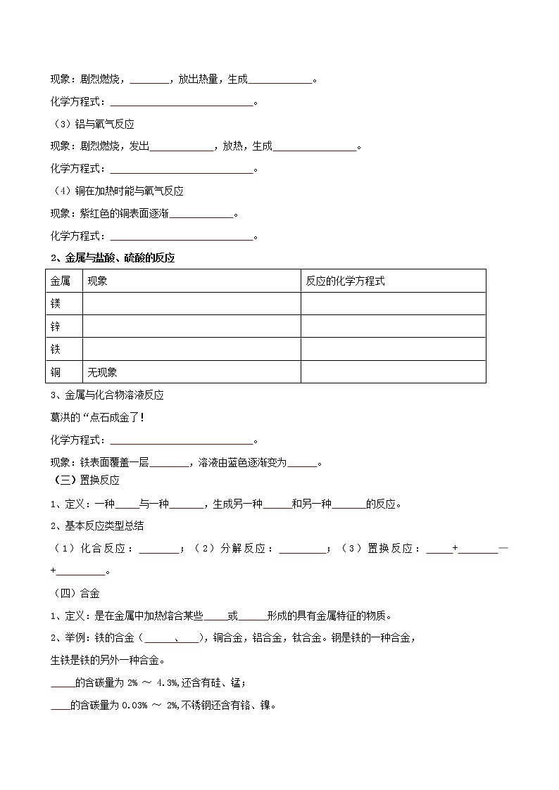 沪教版化学九上 第五章 单元复习 单元总结+单元测试卷(含解析版）02