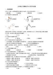 2020-2021年江苏省常州市九年级上学期化学10月月考试卷